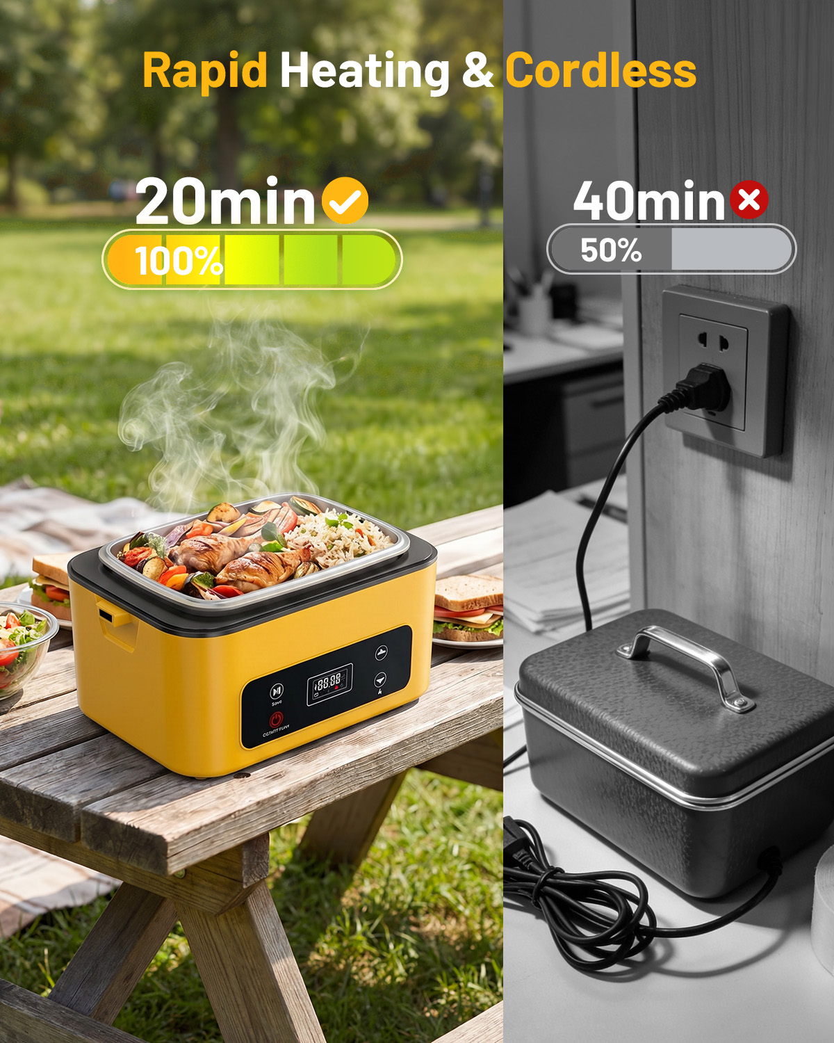 TaskStar Kotak Makan Siang Ber - Food Storage Warmer ulasan dan harga