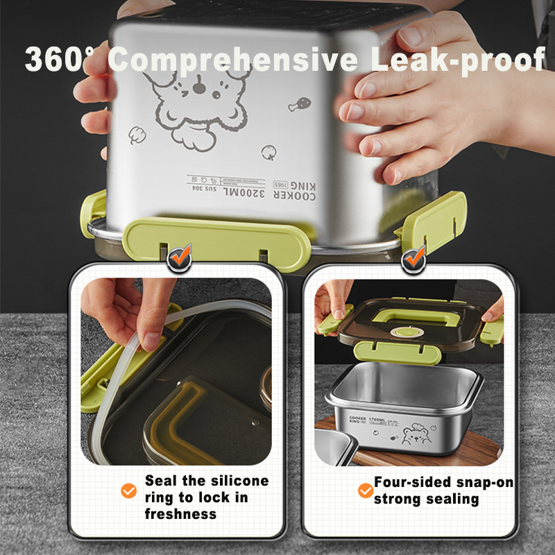 COOKER KING 420Ml-6200Ml Wadah - Food Storage Lunch Box ulasan dan harga