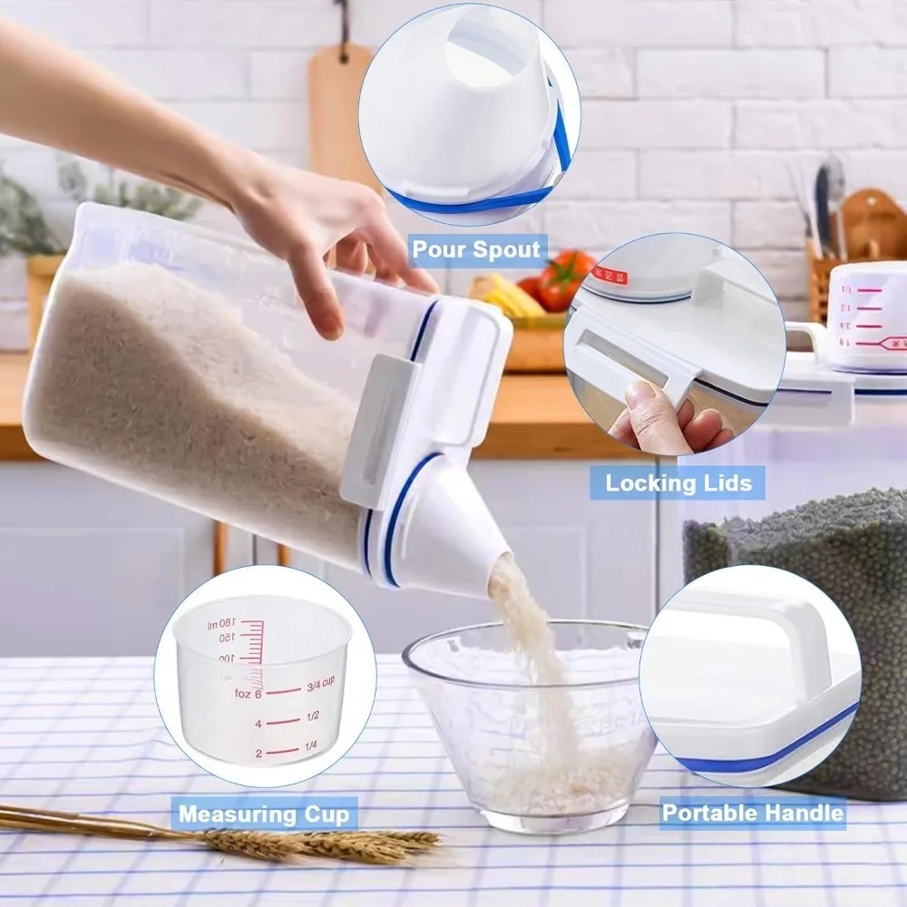 Wadah Penyimpanan Makanan Keri - Portion Control Container ulasan dan harga