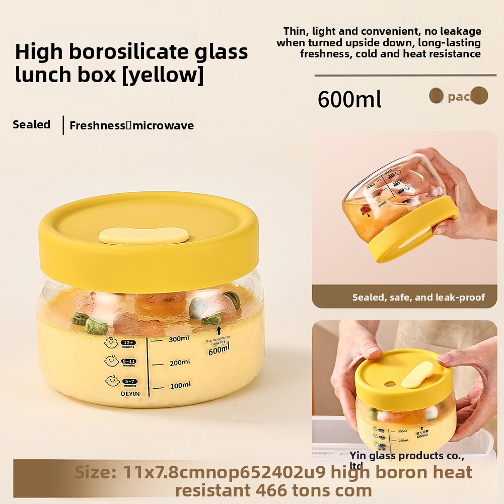 Glass Food Storage Container A - Food Storage Lunch Box ulasan dan harga