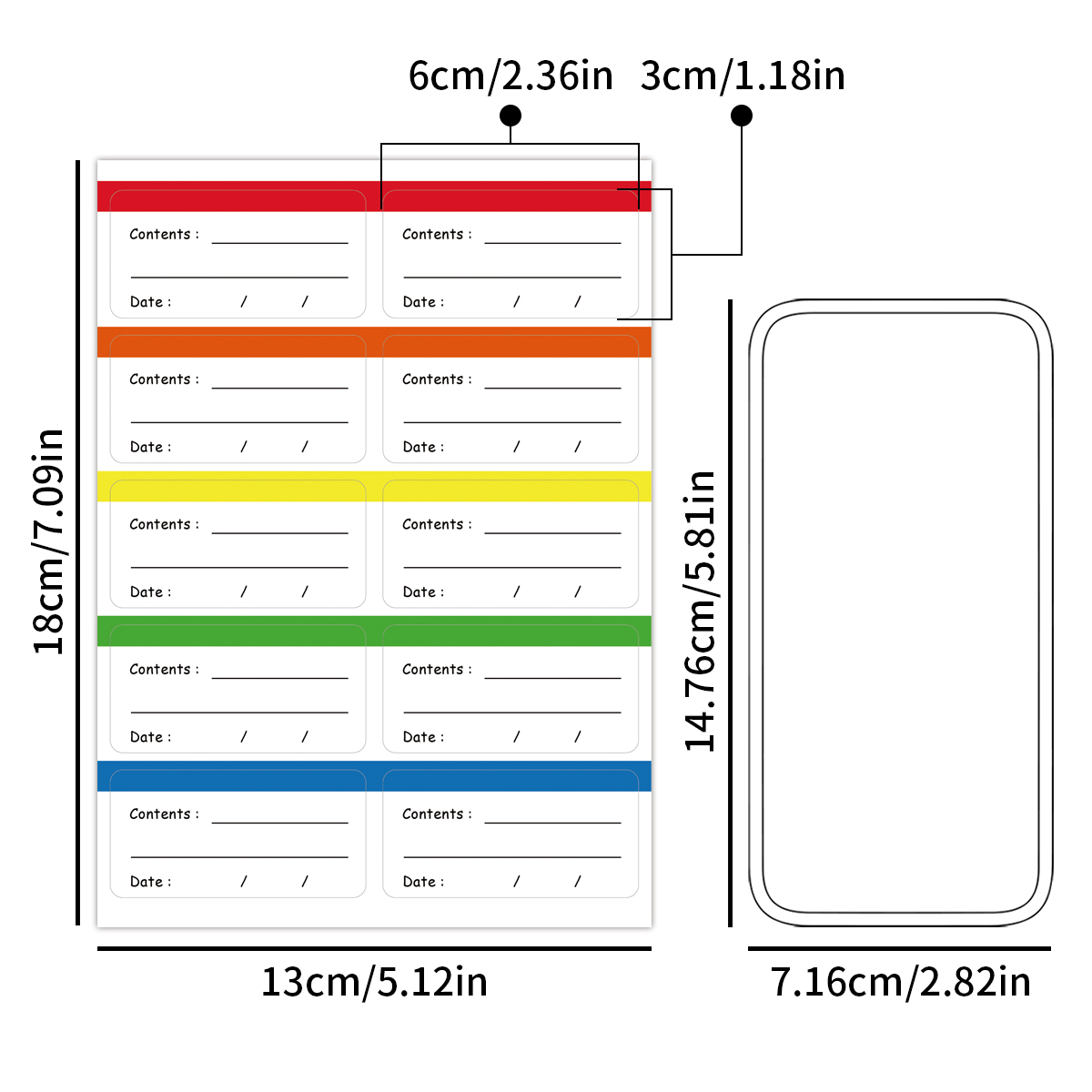 10 lembar/pak label Freezer un - Food Storage Label ulasan dan harga